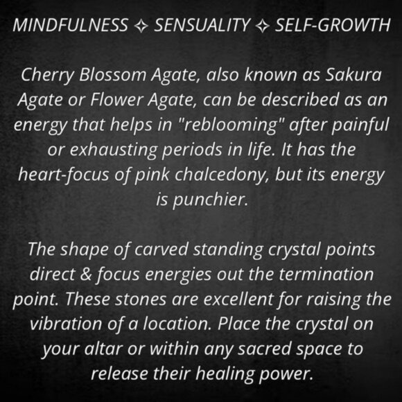 Learn About Sakura, Cherry Blossom or Flower Agate 💕🌸 - Picture 12 of 16